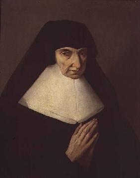 Portrait of Catherine de Montholon, founder of the Ursuline Order at Dijon