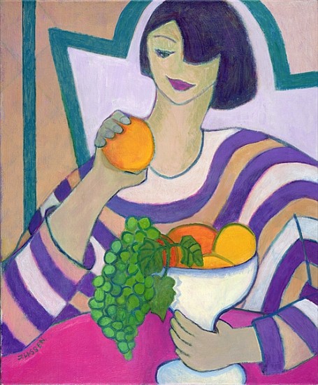 Forbidden Fruit, 2003-04 (acrylic on canvas)  de Jeanette  Lassen