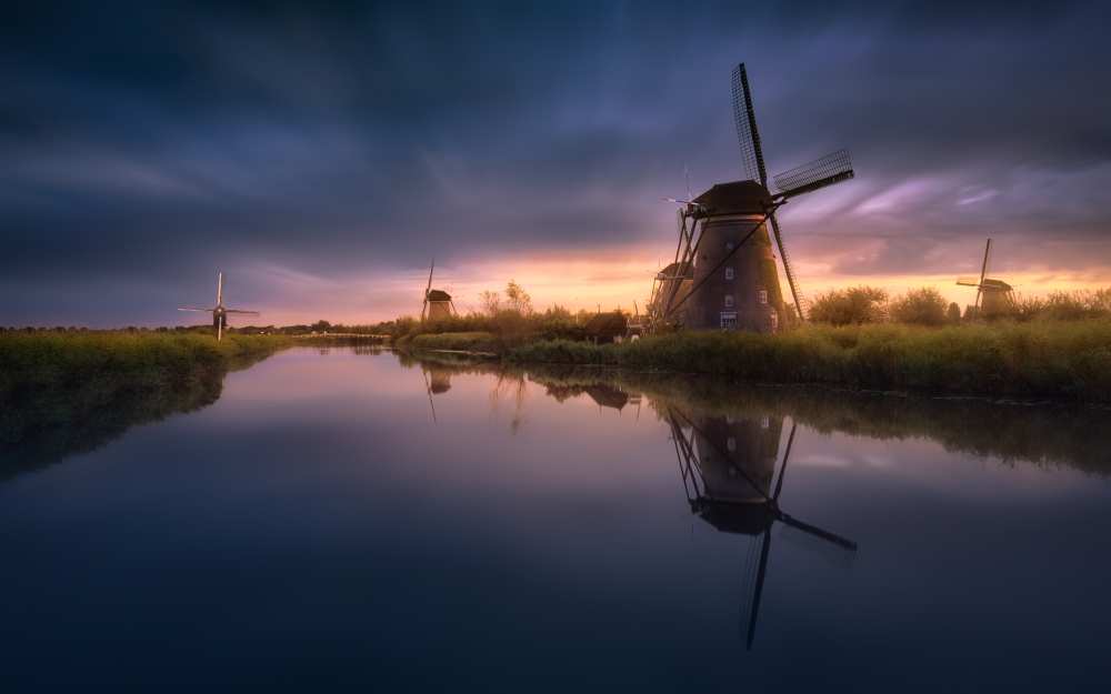 Kinderdijk Windmills de Jesus M. Garcia