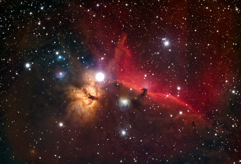 IC434 Horsehead &amp;Flame Nebula de Jianshu