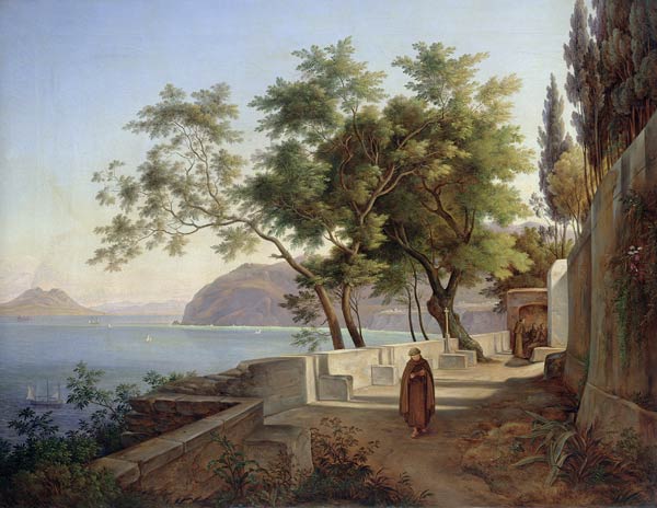 The Terrace of the Capucins in Sorrento de Joachim Faber