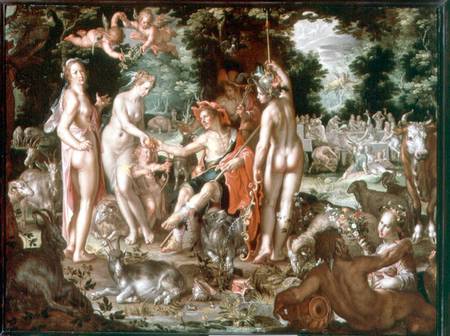 The Judgement of Paris de Joachim Wtewael or Utewael