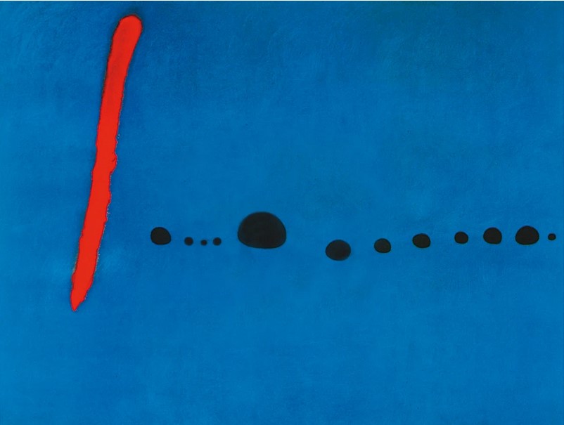 Titulo de la imágen Joan Miró - Azul II, 4-3-61  - (JM-276) - Poster