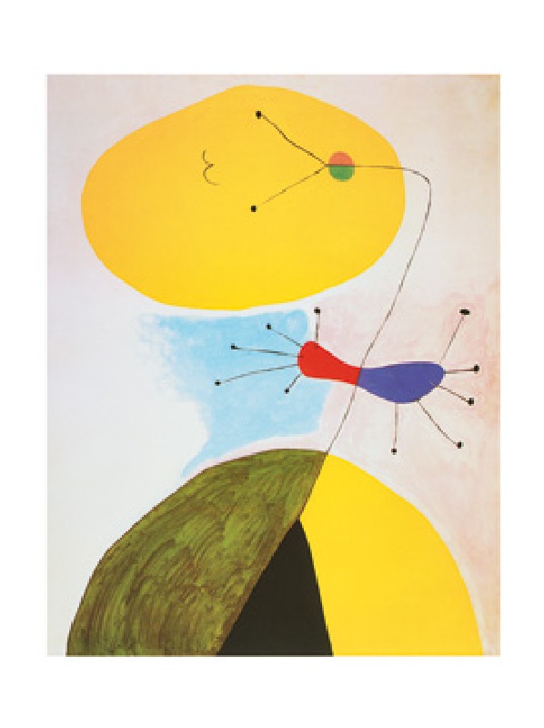 Titulo de la imágen Joan Miró - Retrato - (JM-659) - poster