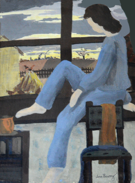 Girl Watching the Dawn de Joan  Thewsey