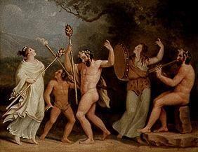 Dance of the fauns and Mänaden