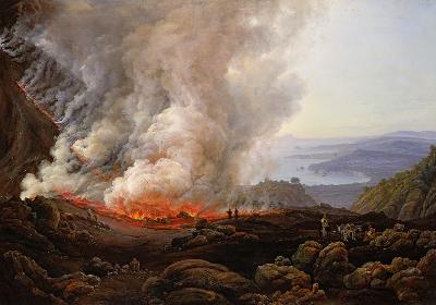 Eruption of the Volcano Vesuvius