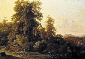Arcadian landscape. de Johann Christian Klengel