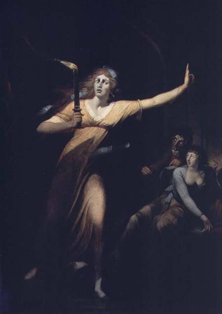 Lady Macbeth Sleepwalking de Johann Heinrich Füssli
