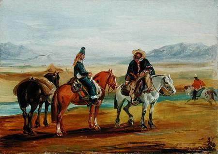 Chilean Huasos de Johann Moritz Rugendas