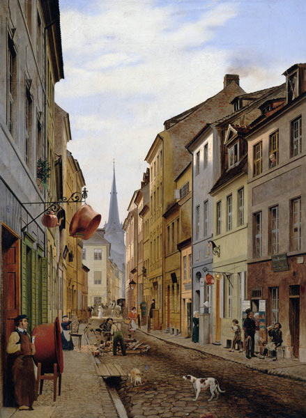 The Parochialstraße de Johann Philipp Eduard Gaertner