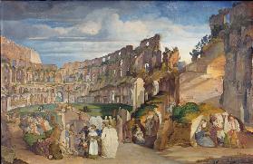 Capuchin Sermon at the Colosseum of Rome