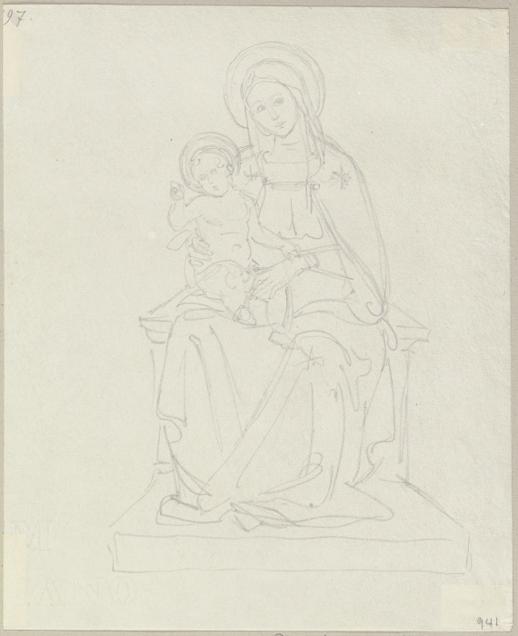 Mary with child de Johann Ramboux