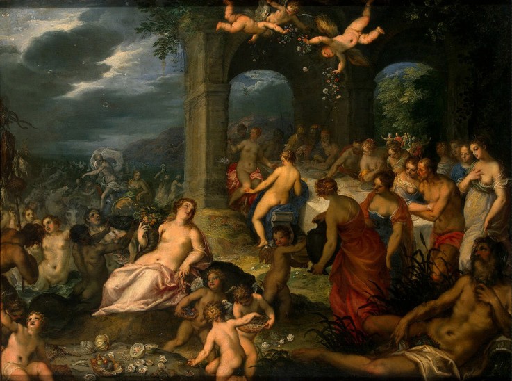 Feast of the Gods (The Marriage of Peleus and Thetis) de Johann Rottenhammer