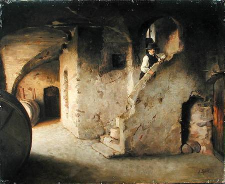 A Wine Cellar de Johann Sperl