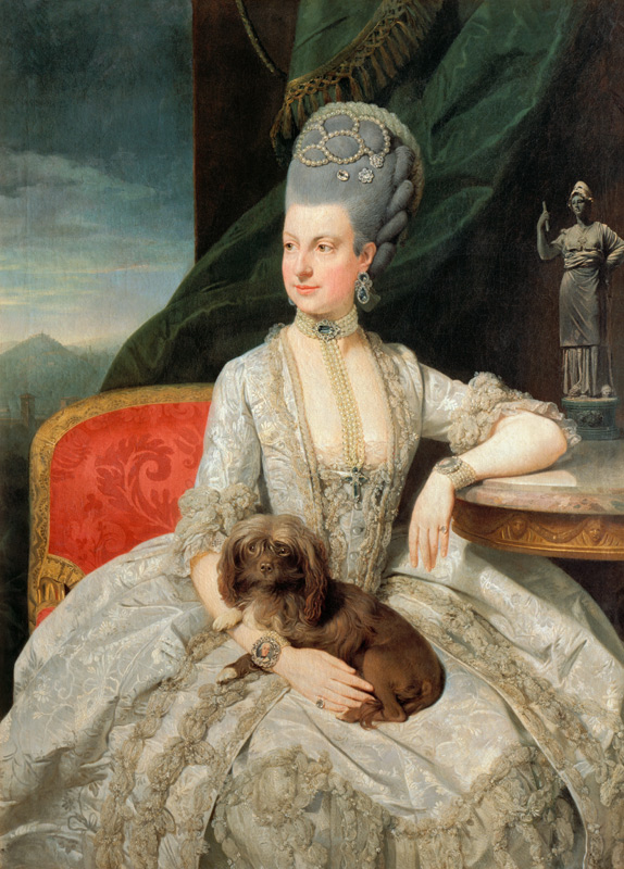Marie Christine, Erzherzogin (Tochter von Franz Stephan I. und der Maria Theresia), Statthalterin de de Johann Zoffany