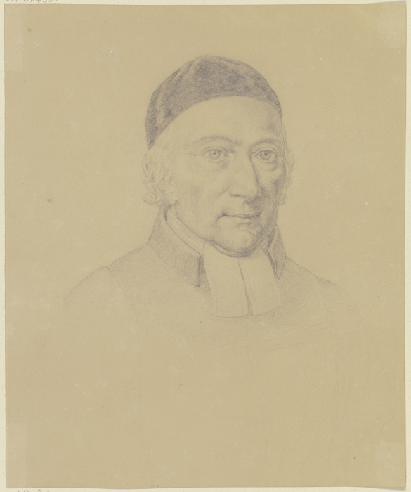Bildnis Jakob Ludwig Passavant, Prediger der deutsch reformierten Gemeinde zu Frankfurt am Main de Johann David Passavant