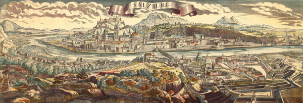 View of Salzburg de Johann Friedrich Probst