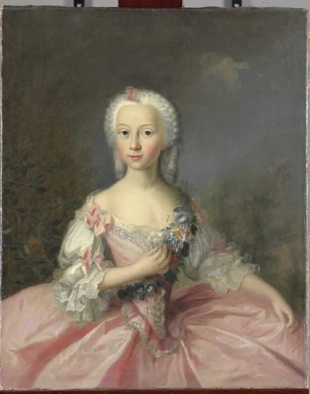Bildnis einer adligen Dame de Johann Valentin Tischbein