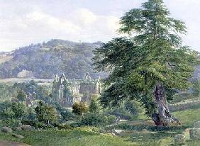 Tintern Abbey with the Wye Beyond