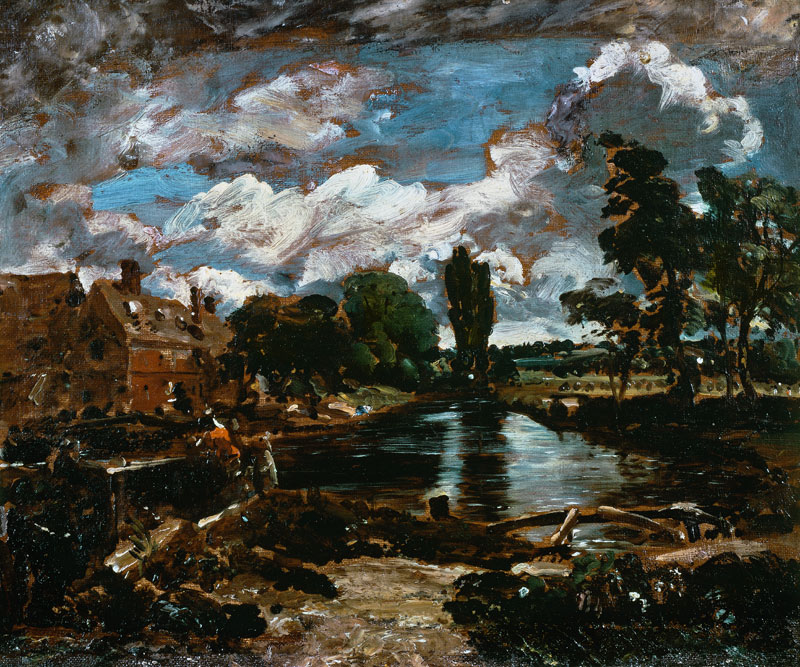 Flatford Mill from a Lock on the Stour, c.1811 de John Constable