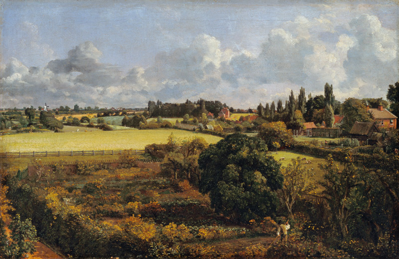 Golding Constable's Kitchen Garden de John Constable