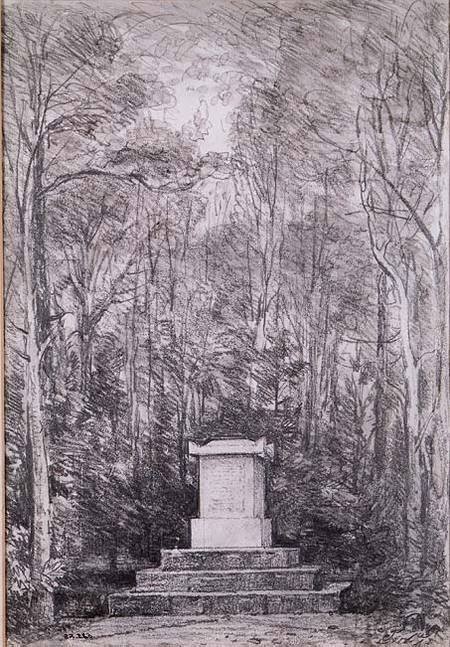 Cenotaph to Sir Joshua Reynolds at Coleorton Hall, Leicestershire de John Constable