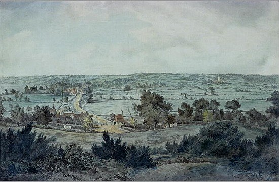 The Valley of the Stour, with Stratford St.Mary in the distance de John Constable