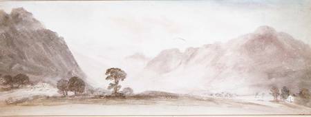 View in Borrowdale de John Constable