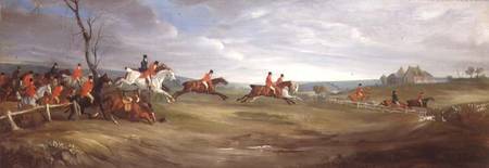 A Hunt Scurry with The Quorn de John E. Ferneley d.J.