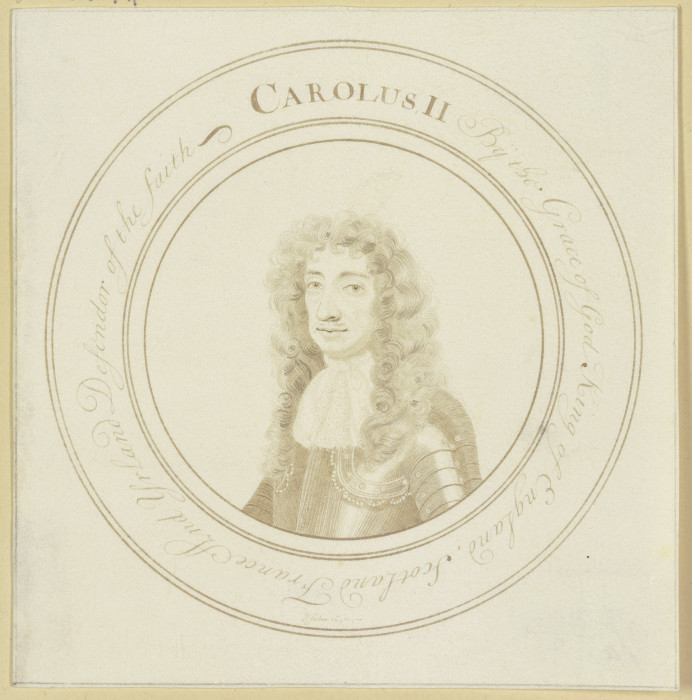 Charles II of England de John Faber d. Ä.
