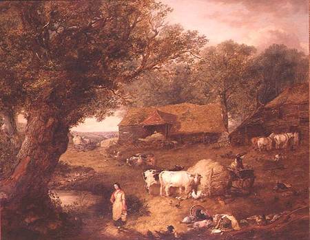 The Farmyard de John Frederick Pasmore