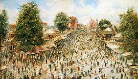 Mitcham Fair (oil on canvas) 