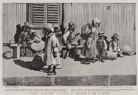 Little Refugees, a Scene at Orange River Station (litho)