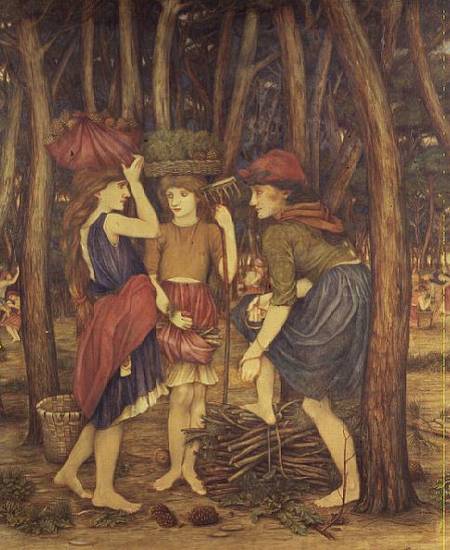 The Pine Woods de John Roddam Spencer Stanhope