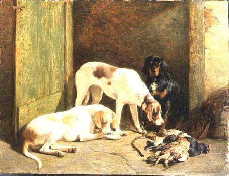 Pointers and a Gordon Setter de John Sargent Noble