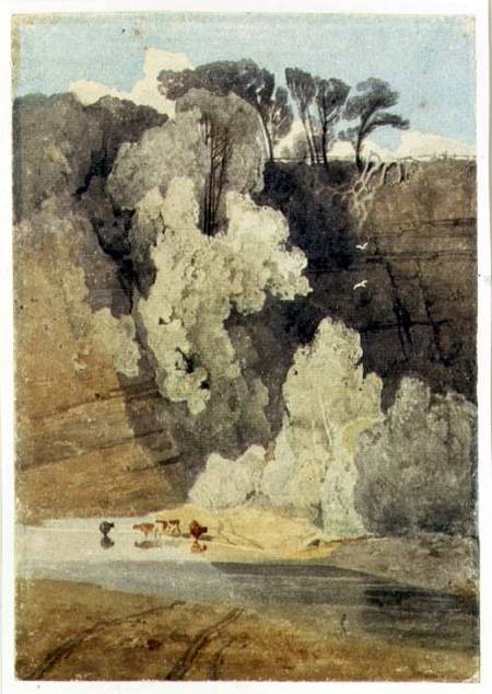 On the River Greta, Yorkshire de John Sell Cotman