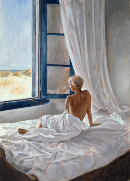Afternoon View (oil on canvas board)  de John  Worthington