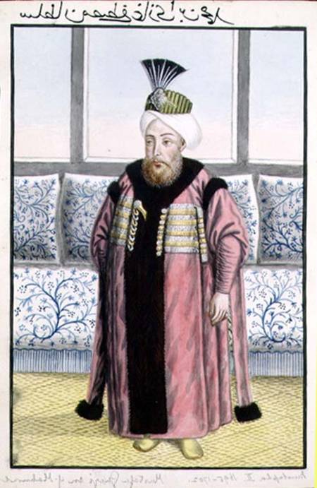 Mustapha II (1664-1703) Sultan 1695-1703, from 'A Series of Portraits of the Emperors of Turkey' de John Young