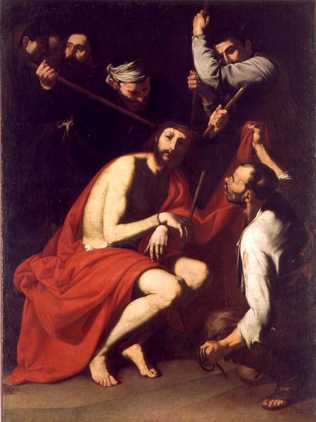 The Mocking of Christ de José (o Jusepe) de Ribera