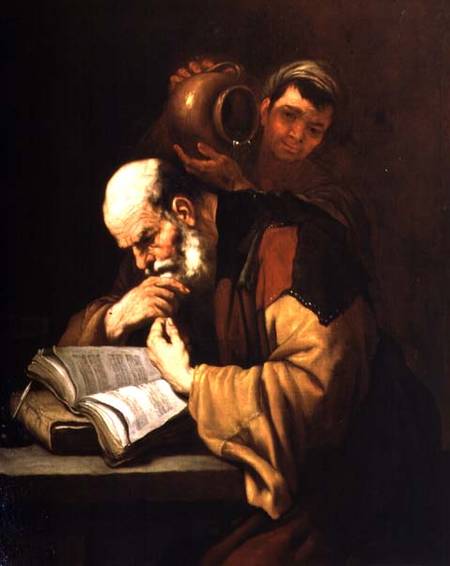 The Philosopher de José (o Jusepe) de Ribera