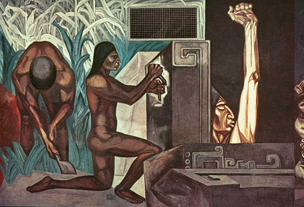 Pre-Columbian Golden Age, from The Epic of American Civilization, 1932-34 de José Clemente Orozco