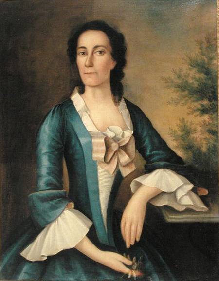 Portrait of Mrs Thomas Shippard (b.1718) de Joseph Badger