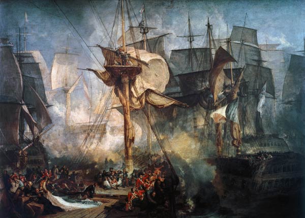 Battle of Trafalgar de William Turner