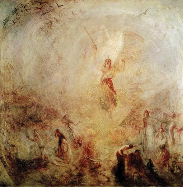 The angel in front of the sun de William Turner