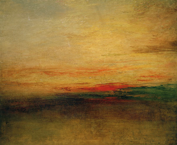 Sunset? Sonnenuntergang? de William Turner