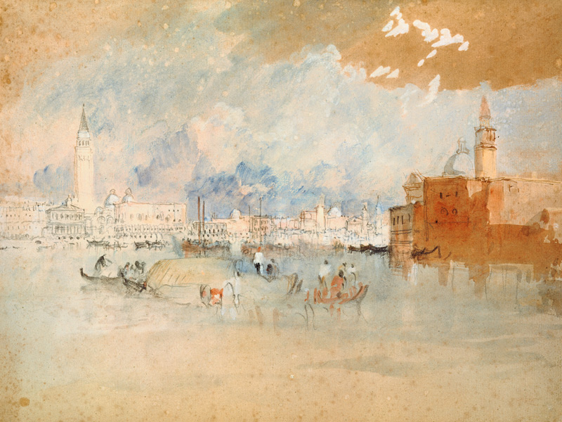 Venice, seen by the lagoon de William Turner