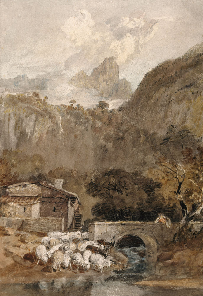 W.Turner, Aiguillette vom Tal der Cluse de William Turner