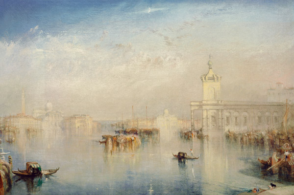 The Dogana, San Giorgio, Citella, Venice, from the Steps of the Europa de William Turner