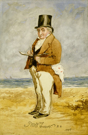 Retrato de William Turner: reproducción impresa o pintada al óleo